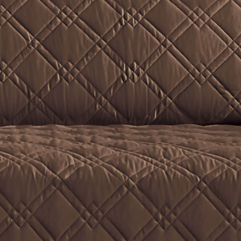 Chocolate Polyester Pet Protector Sofa Slipcover