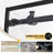Losar 60" W x 78" H Rectangle Single Sliding Shower Enclosure in Matte Black