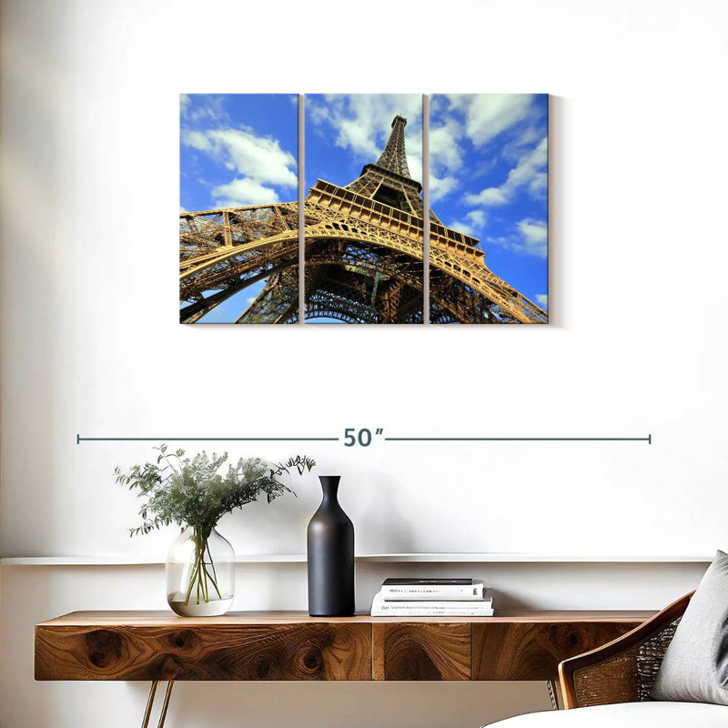 Lilie Towering Eiffel Tower Paris, 20" H x 33" W