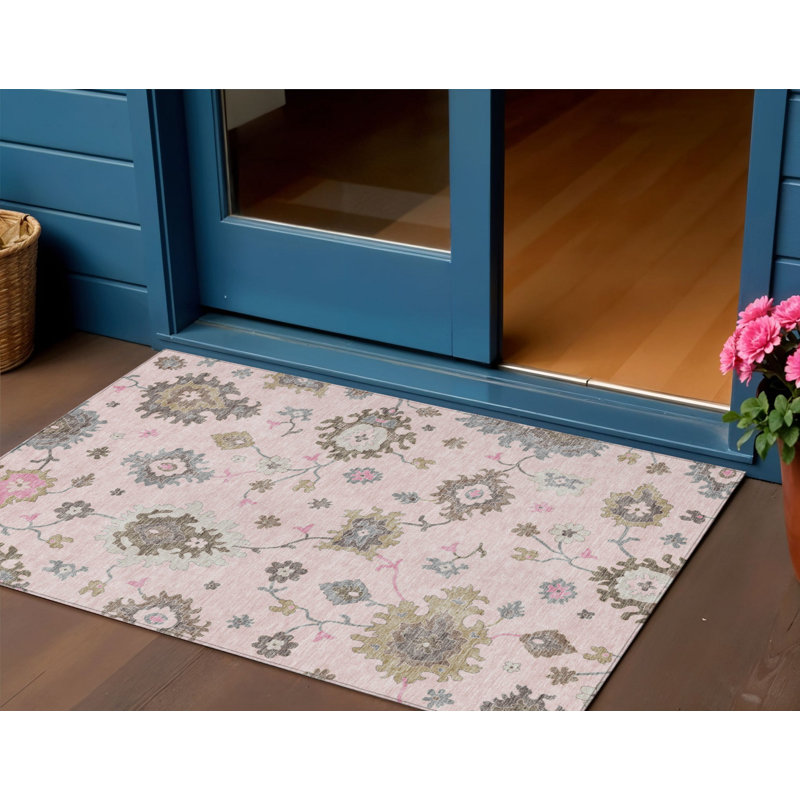 Tapis lavable intérieur / extérieur ivoire 3 pi x 5 pi