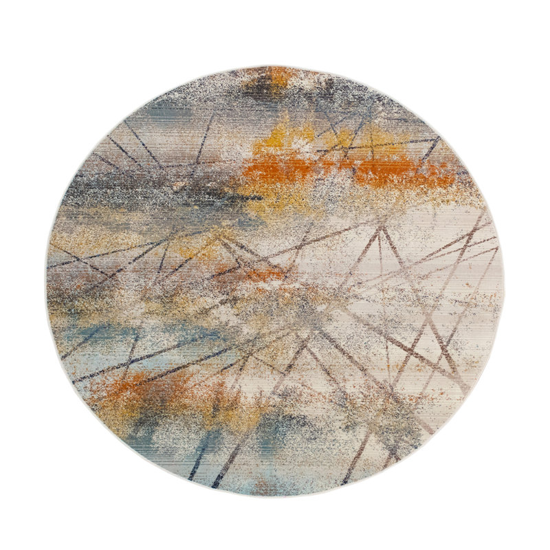 Anselmo Indoor Rug, Round 5'