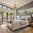 Damijan 30" Modern Firefly Chandelier 7 - Light Dimmable with Hanging Chain
