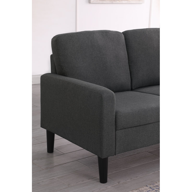 Ebern Designs Smyre 53" Square Arm Loveseat & Reviews | Wayfair