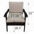 Outdoor Metal Double chaise with Cushions