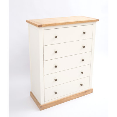 Ledger 90cm W 5 - Drawer Chest of Drawers
