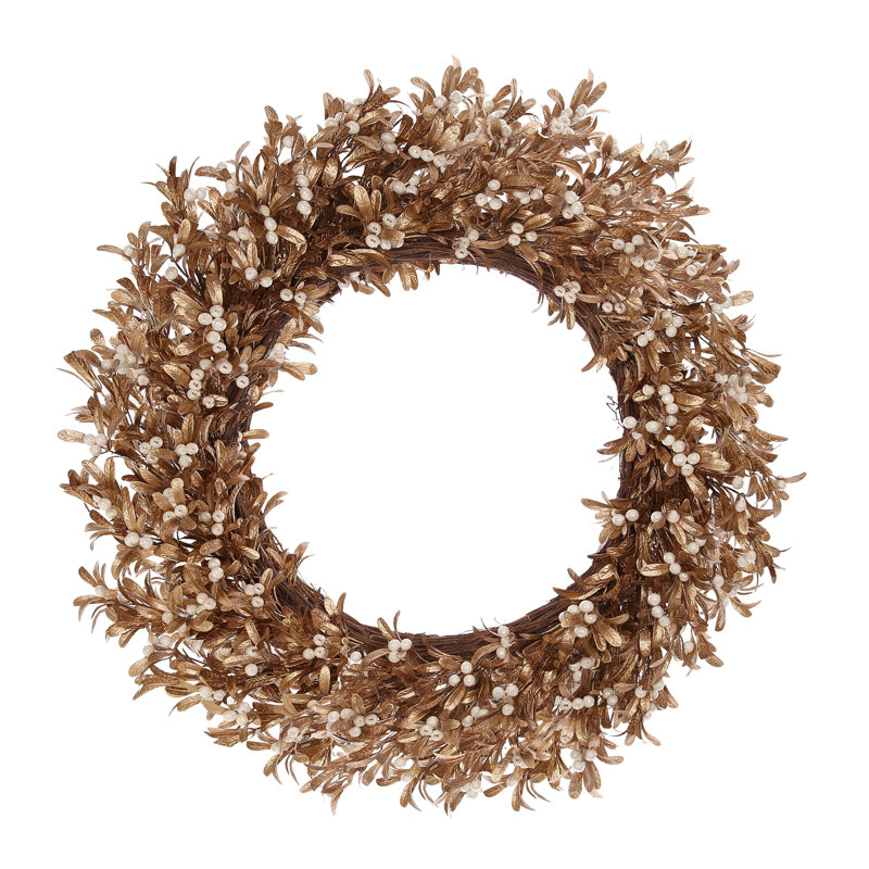 PEARL MISTLETOE WREATH