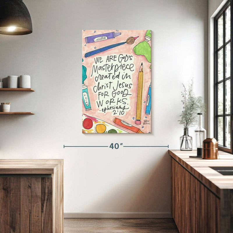 Chef-d'œuvre Tergel, H 39 po x l 26 po
