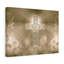 Everlasting Life John 3:16 Sun - Wrapped Canvas Print