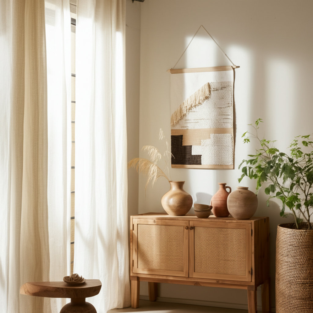 Ombra Diagonal Fringe Wall Hanging