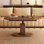 Table basse réglable en bois massif