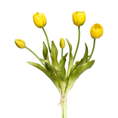 Bouquet de tulipes en fleurs - ensemble de 6 15 pouces