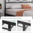 Anelis Metal Bed Frame Platform with Curved Design Headboard & Footboard-283079542-289234377