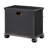 3-drawer Nightstand Black