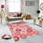 Antibacterial Woven Carpet (3D Digital Print) 4.0 x 5.9 Feet, 100% Polyester, Pile Height: 0.3 Inches | PVC Felt Dot Non-Slip Underside, Machine Washable, Perfect for Living Room & Bedroom Decor-238040060