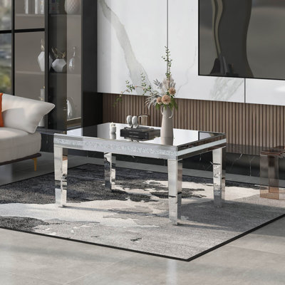 Maesen 4 Legs Mirrored Coffee Table