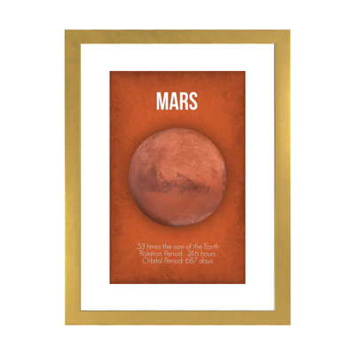 Décoration murale Mars pour enfants