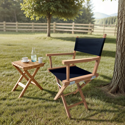 LuXeo Russell Teak Director Chair