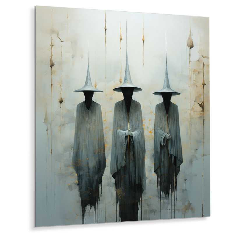 minimalism Witches - Witches Metal Print, 32" H x 24" W x 1" D