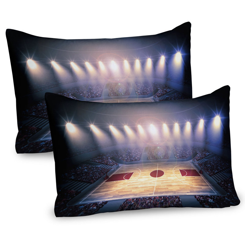 Taie décorative 2 pièces Ambesonne Sports, H 20 po x l 36 po