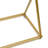 Freestanding Metal Clothes Rack 2 Tier Iron Retro Gold Portable Garment Rack