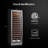 15.1 Cu. Ft. Single Zone Wine Cooler with 166-Bottle Capacity, Built-In or Freestanding, Right Swing Door, Inverter Compressor-123209088
