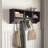 Coat Rack With 4 Dual Hooks And Panel Storage Wall Mounted Shelf Work