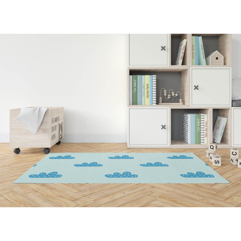 Tapis de jeu Stega Cloud Kids, Rectangulaire 3 pi x 5 pi