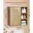 Bathroom Wall Cabinet Over Toilet Storage Medicine Cabinet Door & Shelves