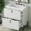Meuble-lavabo 30 po avec lavabo en céramique-502587346