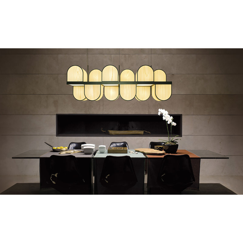 Osca 12 - Light Pendant, Earl Gray, Pale Rose