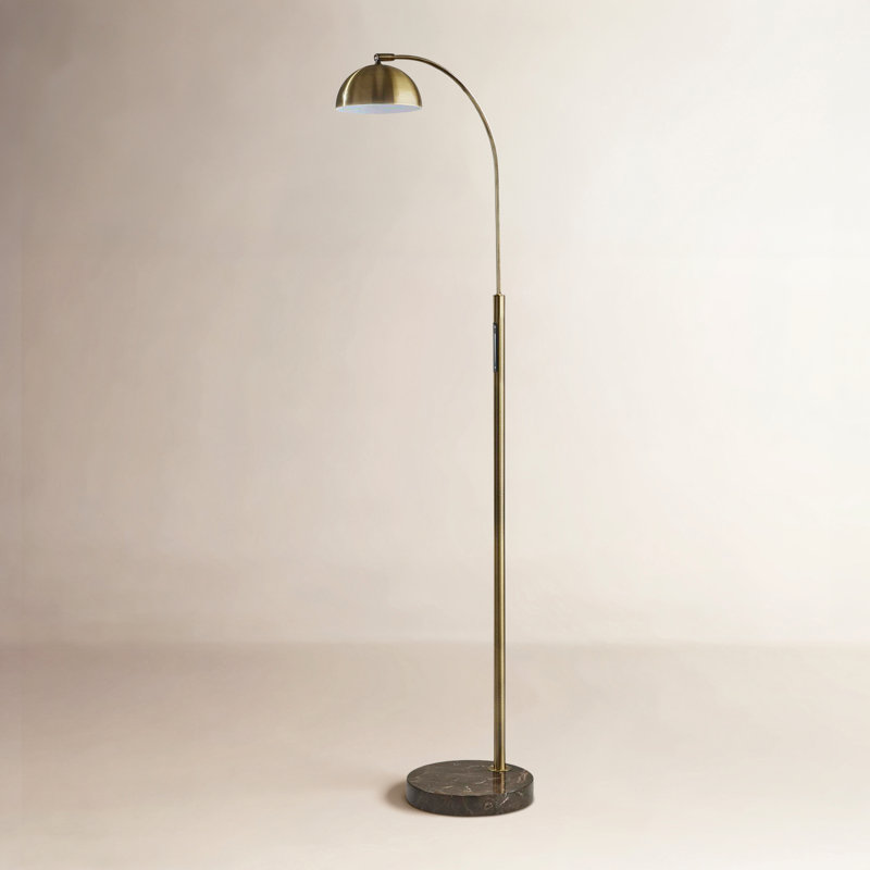 Badlingham 57.75'' LED Arched Floor Lamp