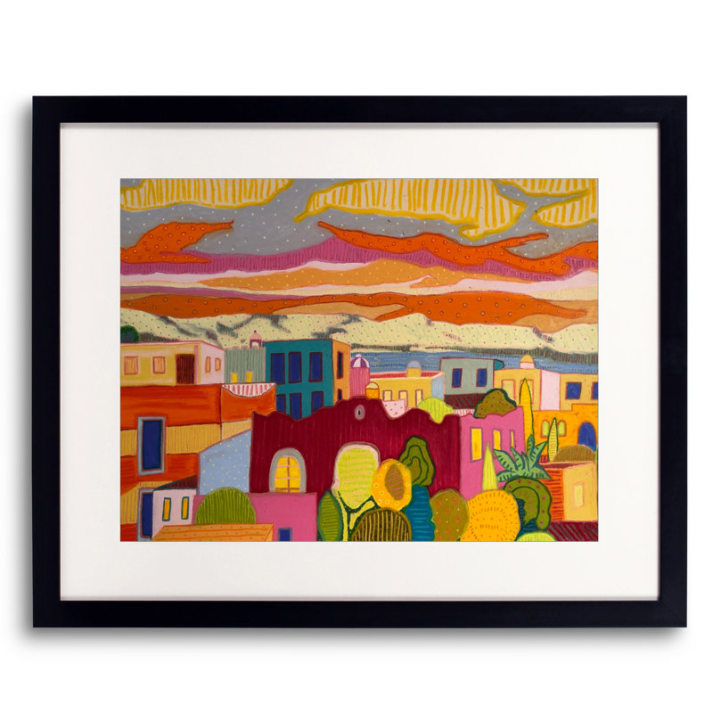Sunset Over La Presa Print by Jeff Ferst, 25.25" H x 31.25" W 