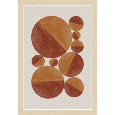 Paley "Burnt Orange Bols" Print
