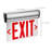 (Mirror) Edge Lit LED Exit Sign 90min Ni-Cad backup 120/277V Dual Face Top/Back/End Mount-99449547