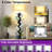 Bookcases With Led Light And Remote Control, 9-Tier Column Floor Lamp-1585701669