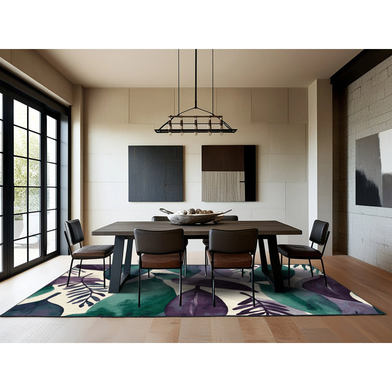 Veiled Canopy Rug, Round 4'