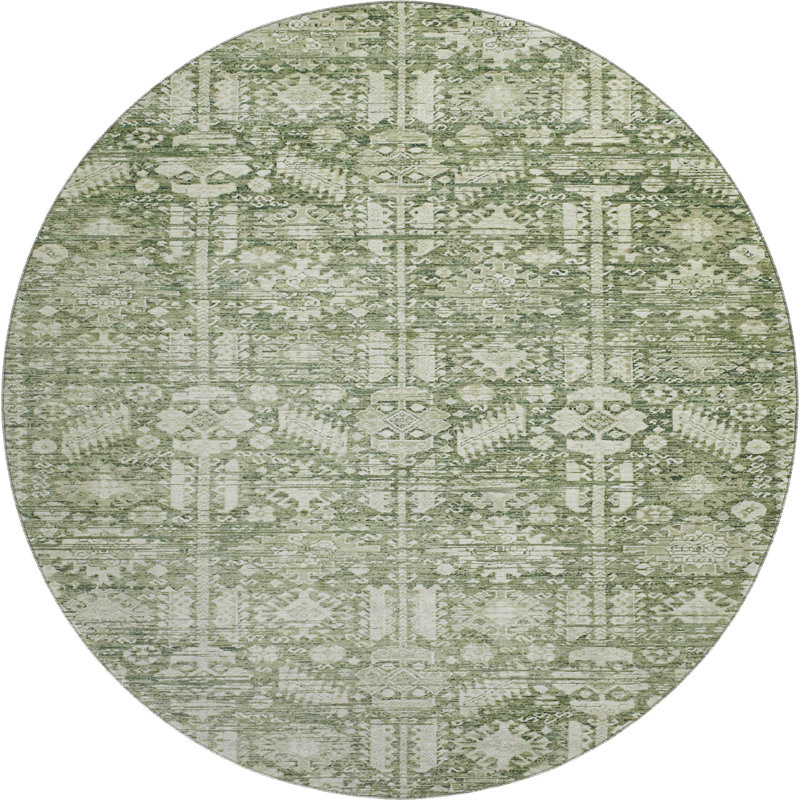Tapis de qualité supérieure Verlin AMF1771 Global, Rond 8 pi