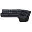 Canapé modulaire inclinable électrique double Hayden