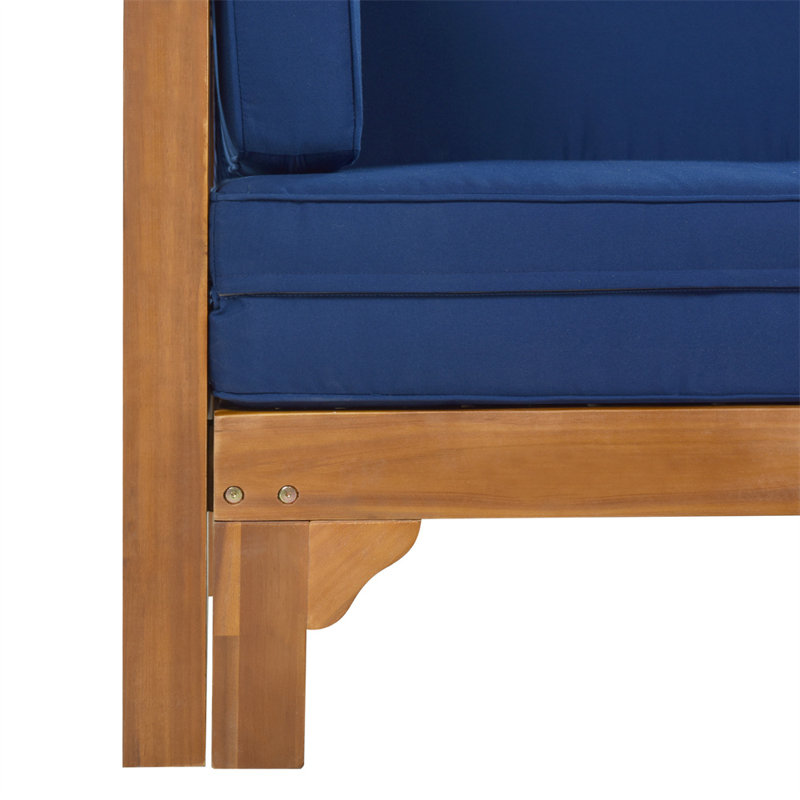 Canapé d'extérieur de 64,2 po avec coussins Sunbrella Derick