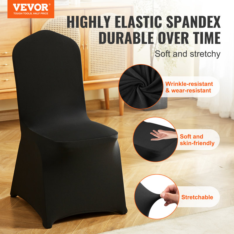 Black Chair Covers (Set of 30)