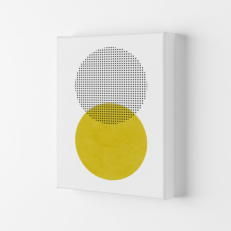 Mid Century Circles Original - Print, 59.4cm H x 42cm W x 4cm D, No Frame