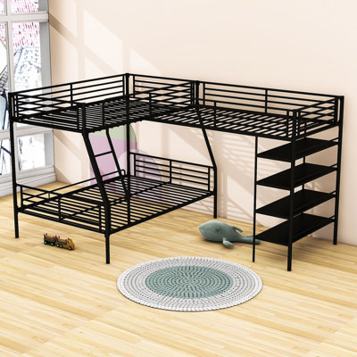 Ahnika Kids Twin Over Full Bunk Bed