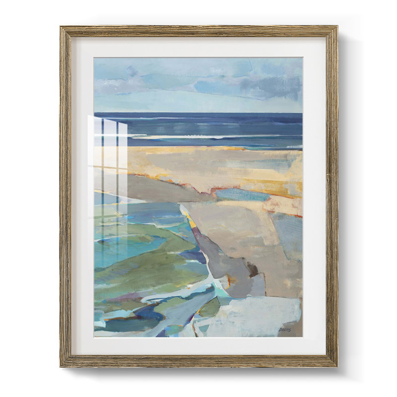 " Stacked Houses II ", Walnut Framed Paper, Yes, White