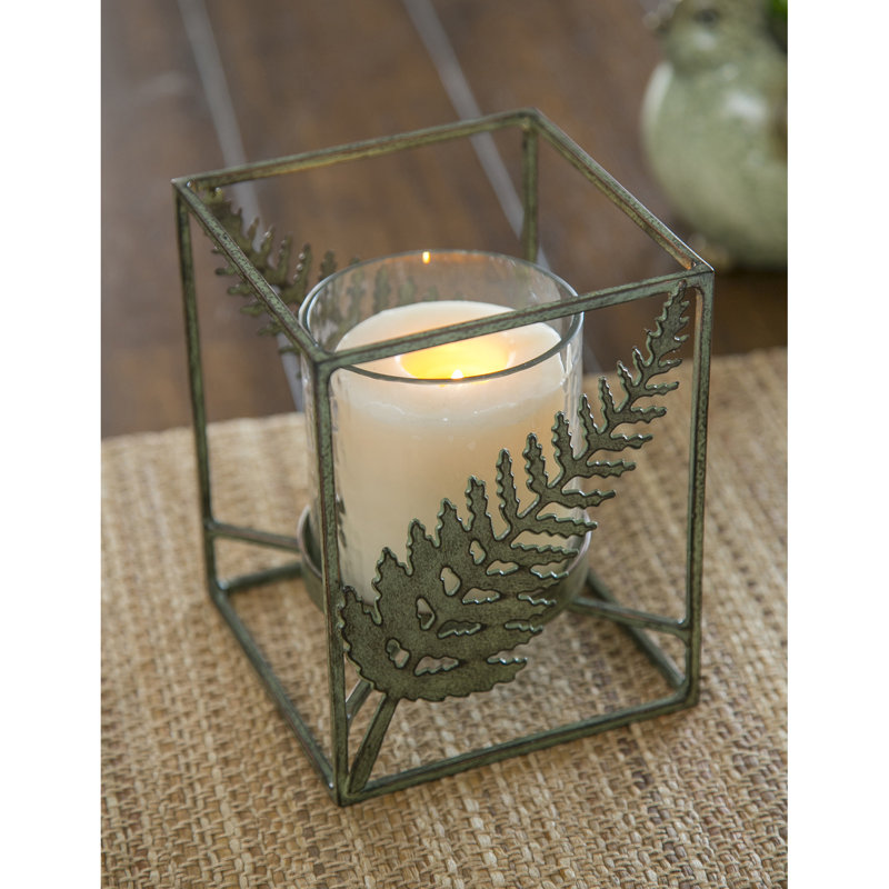 4.8'' H Metal Tabletop Hurricane