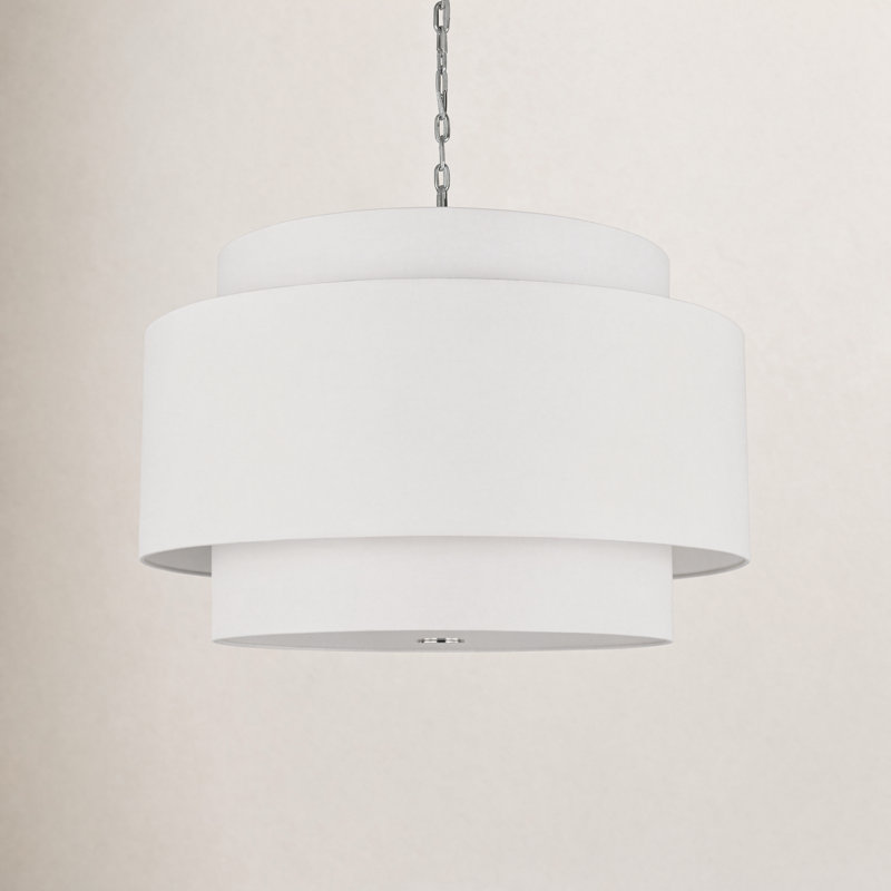 Sawyer Pendant, Burnished Brass, 27.38" H x 15" W x 15" D, 1
