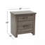 Table de chevet 2 tiroirs en bois-650757685