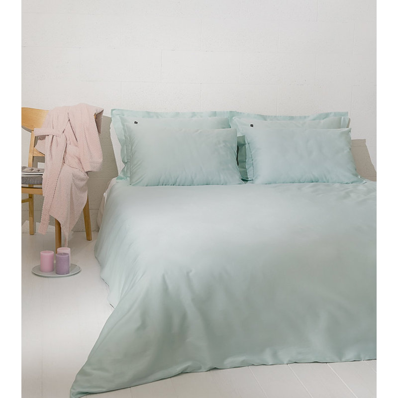 Paloma Solid Colour Duvet Cover Set with Pillowcases, Double Duvet Cover