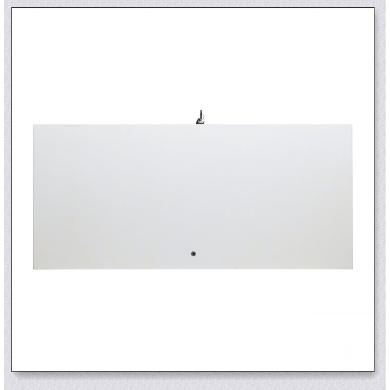 Vitrine à DEL en verre à 2 portes avec 4 tablettes, blanc