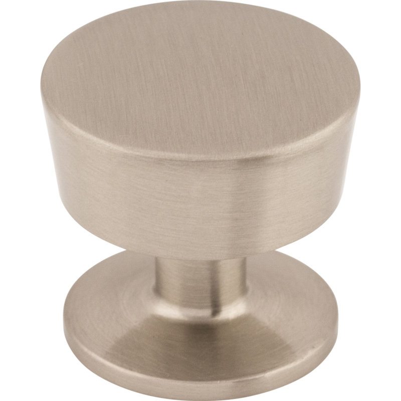 Essex 1 3/16" Diameter Round Knob, Brushed Satin Nickel