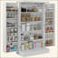 Armoire de rangement pour garde-manger de 41 po, armoire de cuisine autoportante avec 12 tablettes de porte, portes doubles, étagère à 5 niveaux et tablettes réglables